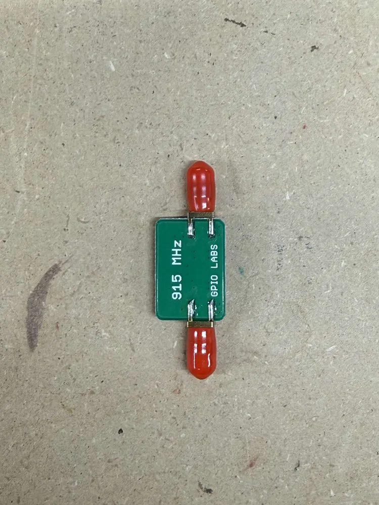 GPIO Labs 915 MHz Bandpass Filter (Green)