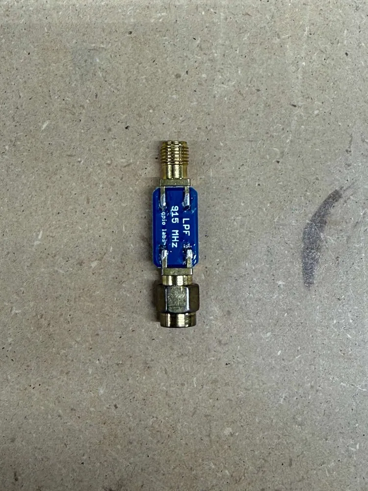 GPIO Labs 915 MHz Low-Pass Filter